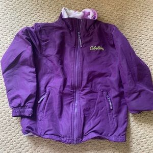 Cabelas Purple Girls Coat